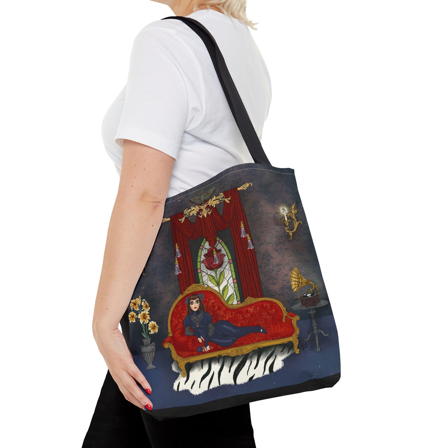 Haunted Werecat Lady  - Tote Bag