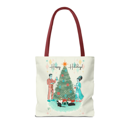 Retro Monsters Holiday - Tote Bag