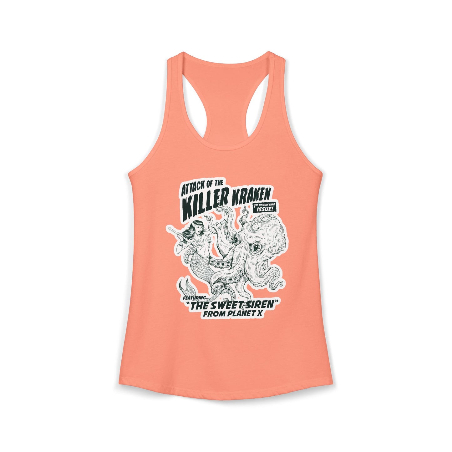 Attack of the Killer Kraken - Women's Racerback Tank