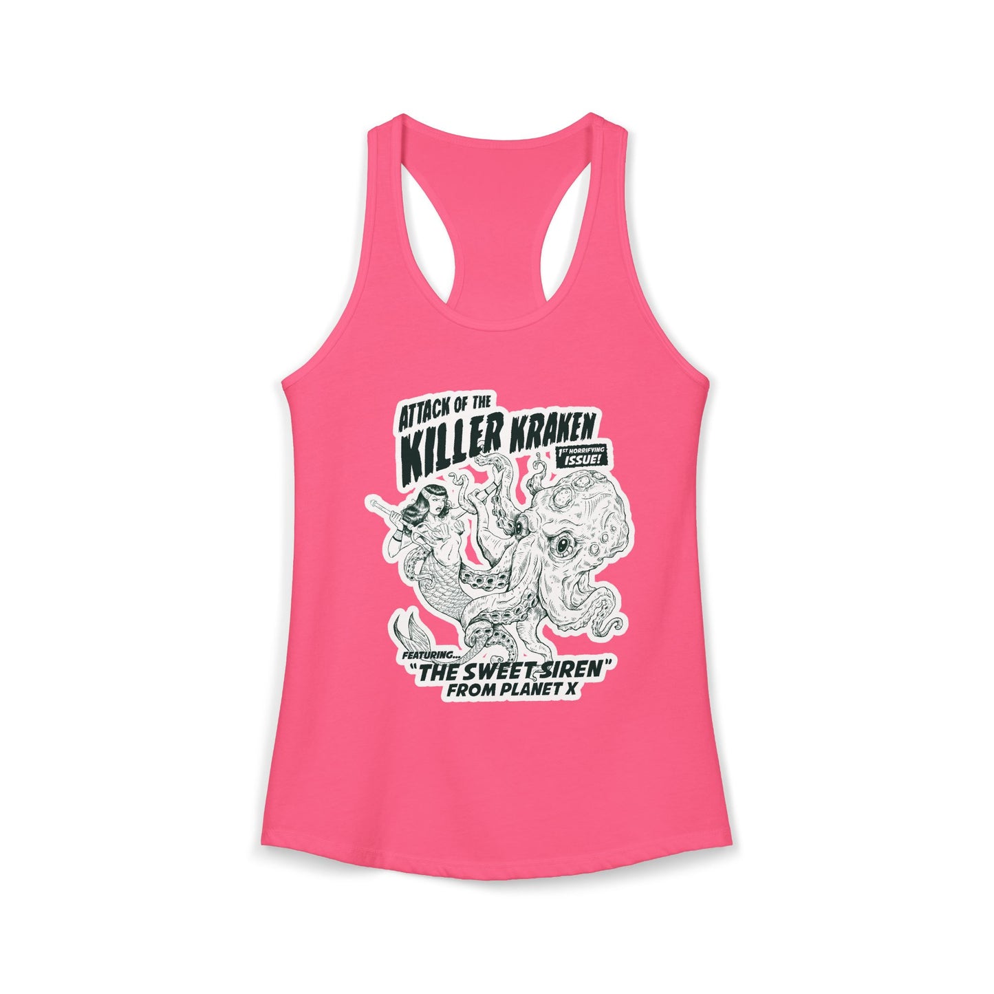 Attack of the Killer Kraken - Women's Racerback Tank