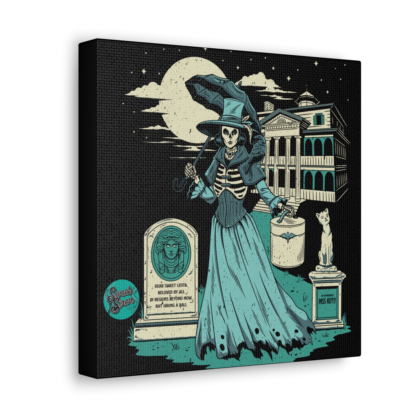 Lady Hatbox Ghost - Canvas Prints