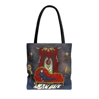 Haunted Werecat Lady  - Tote Bag