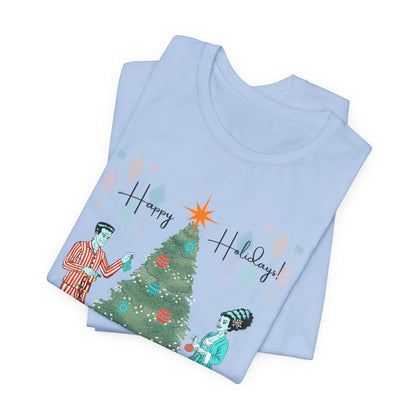 Retro Monsters Holiday  - Unisex Tee