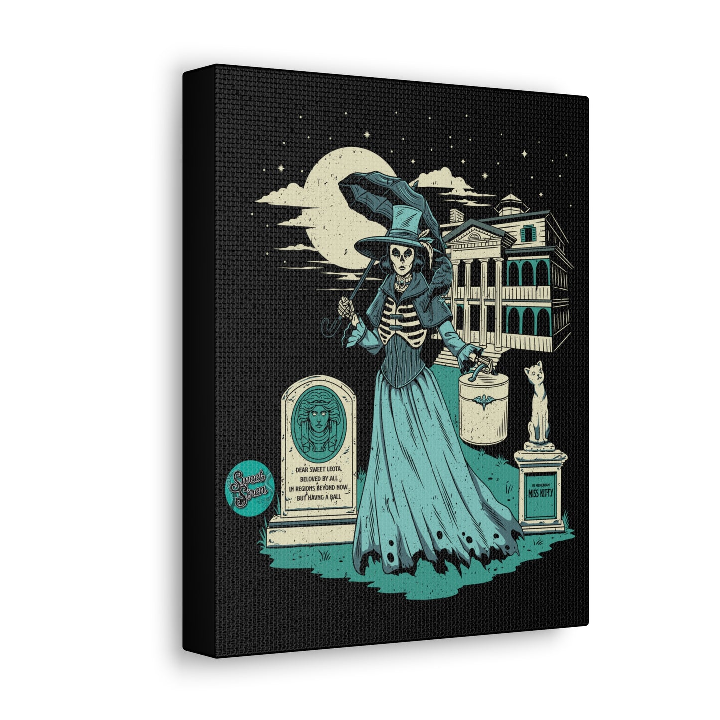 Lady Hatbox Ghost - Canvas Prints