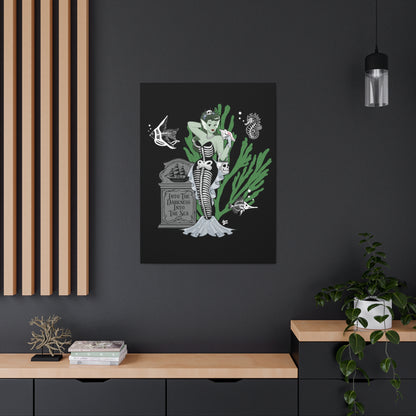 Skeleton MerBabe - Canvas Print