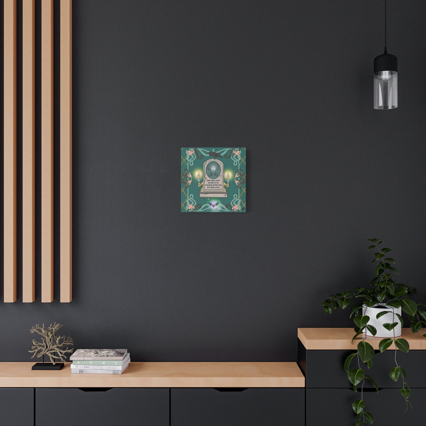 Sweet Leota -Gold Frame - Canvas Print