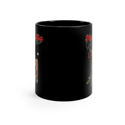 Naughty List Devil -  11oz Black Mug