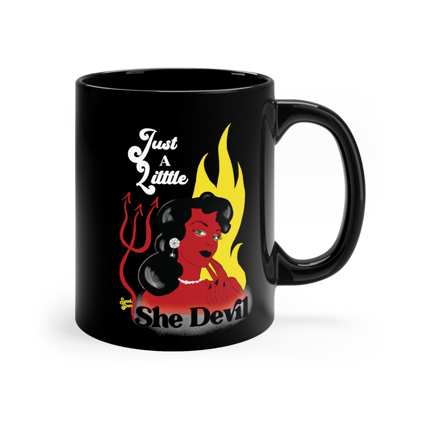 She Devil 11oz Black Mug