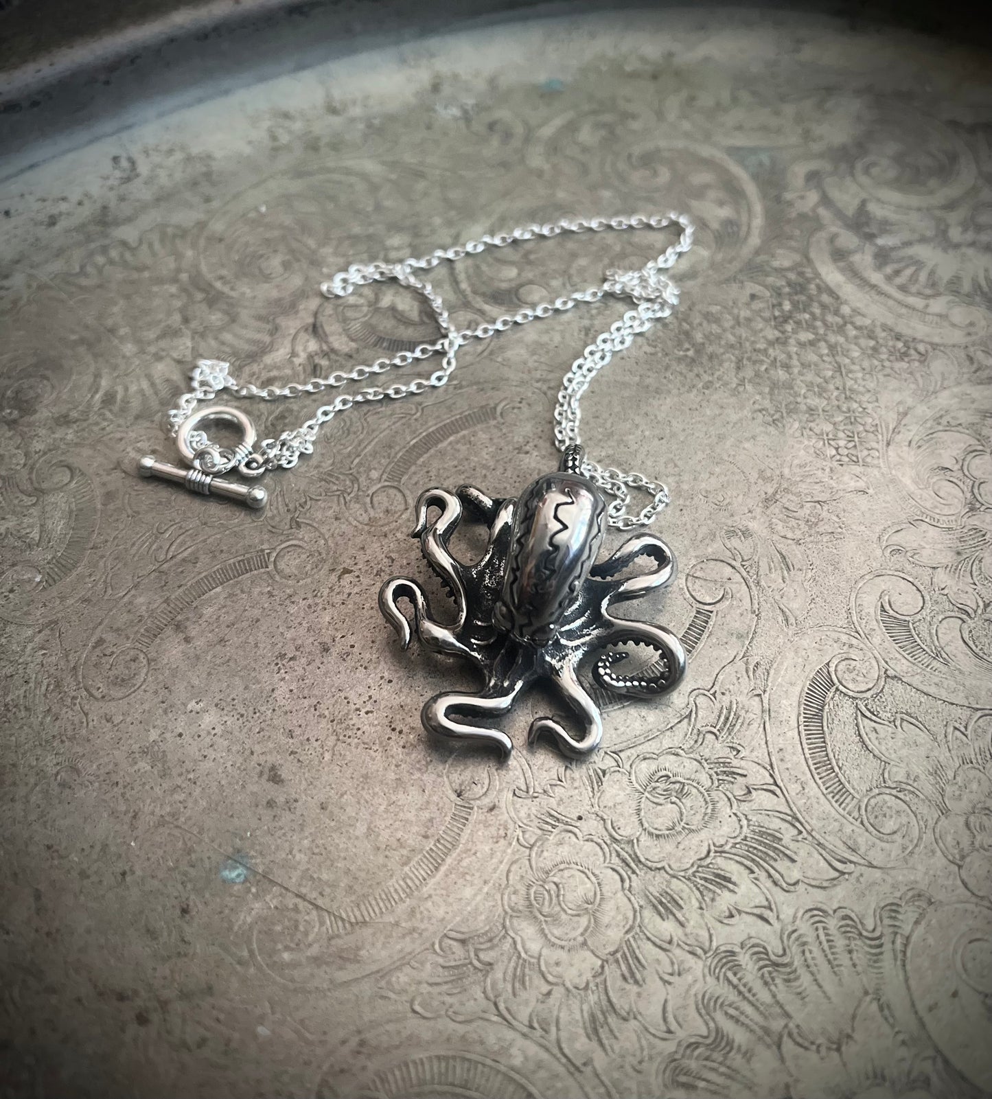 Stainless Steel Octopus Necklace