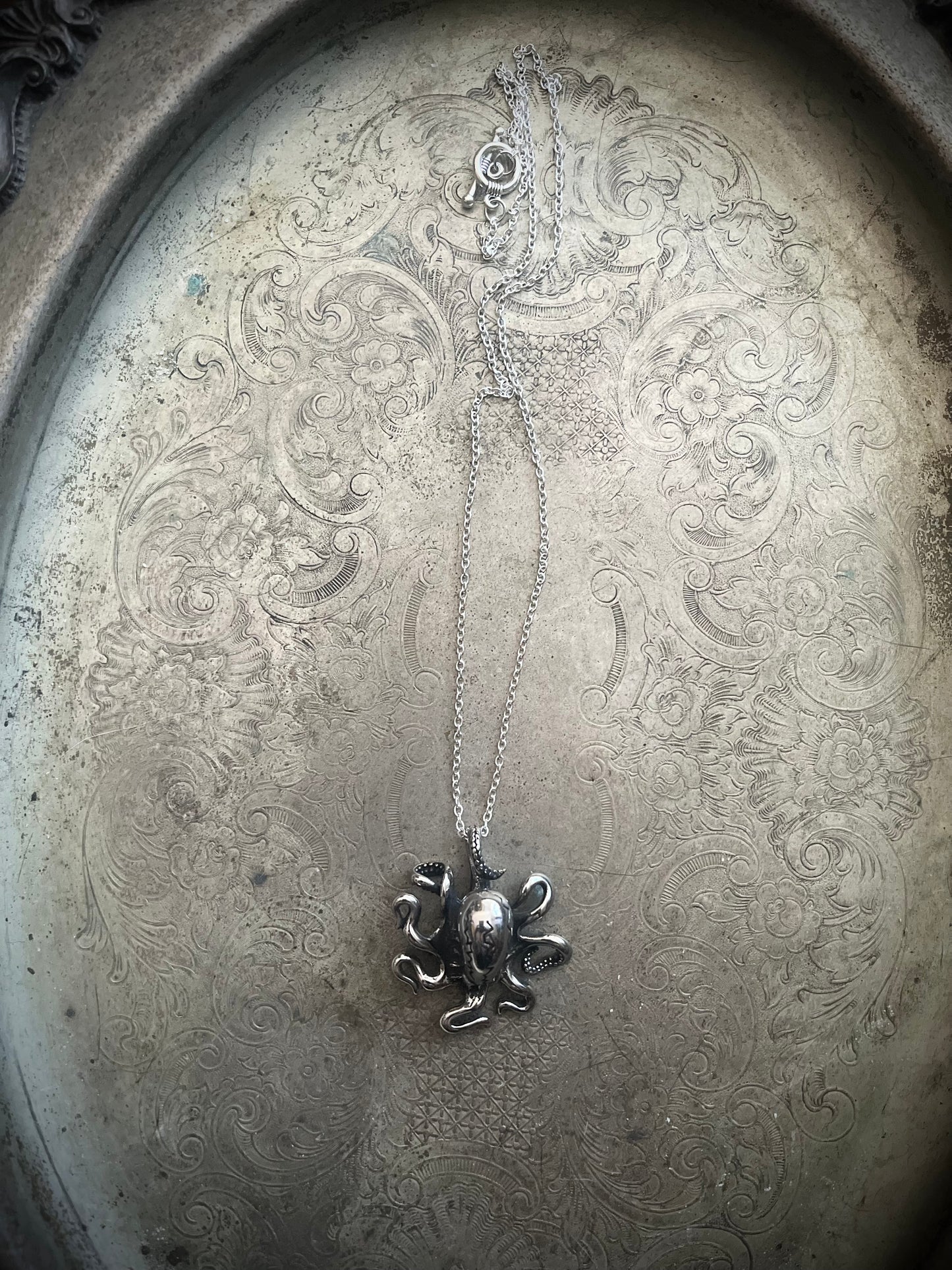 Stainless Steel Octopus Necklace