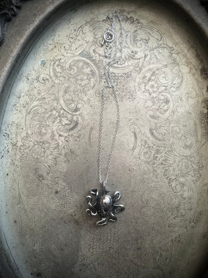 Stainless Steel Octopus Necklace