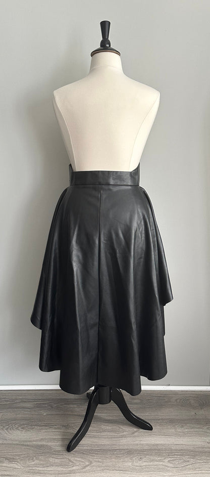 Long Peplum Skirt - Belt