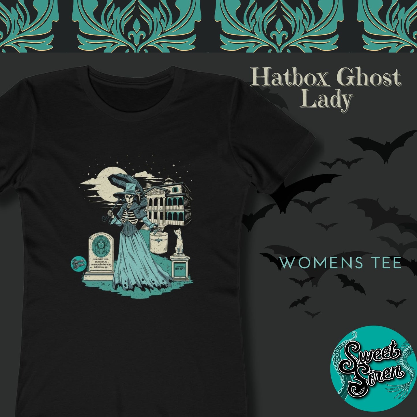 Lady Hatbox Ghost - Women’s Tee