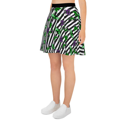 Beetle Stripes - Skater Skirt