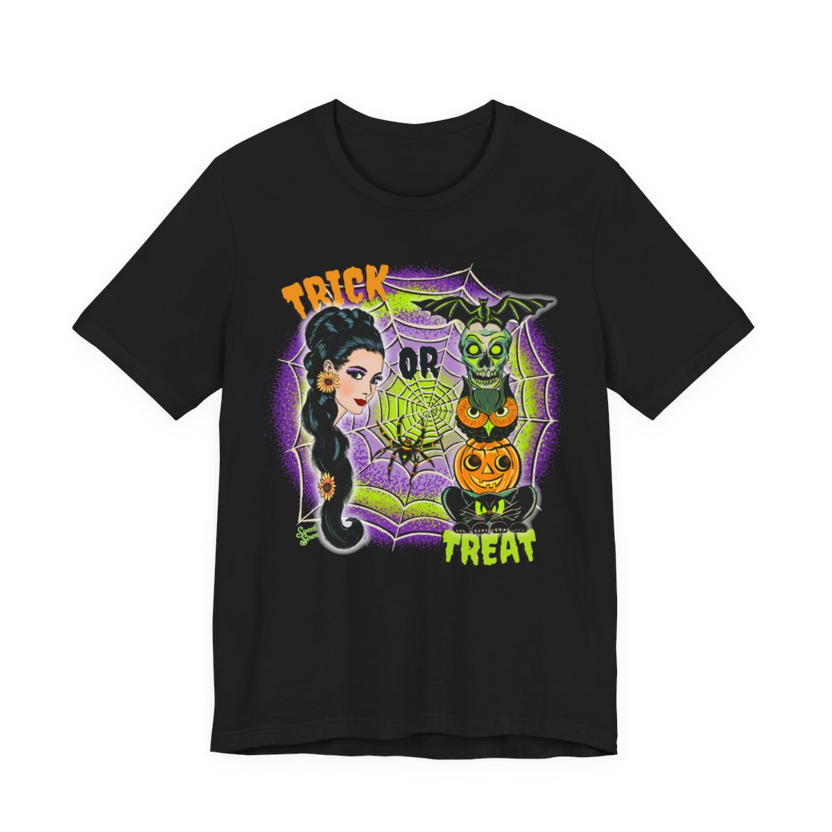 Retro Trick or Treat  - Unisex Tee