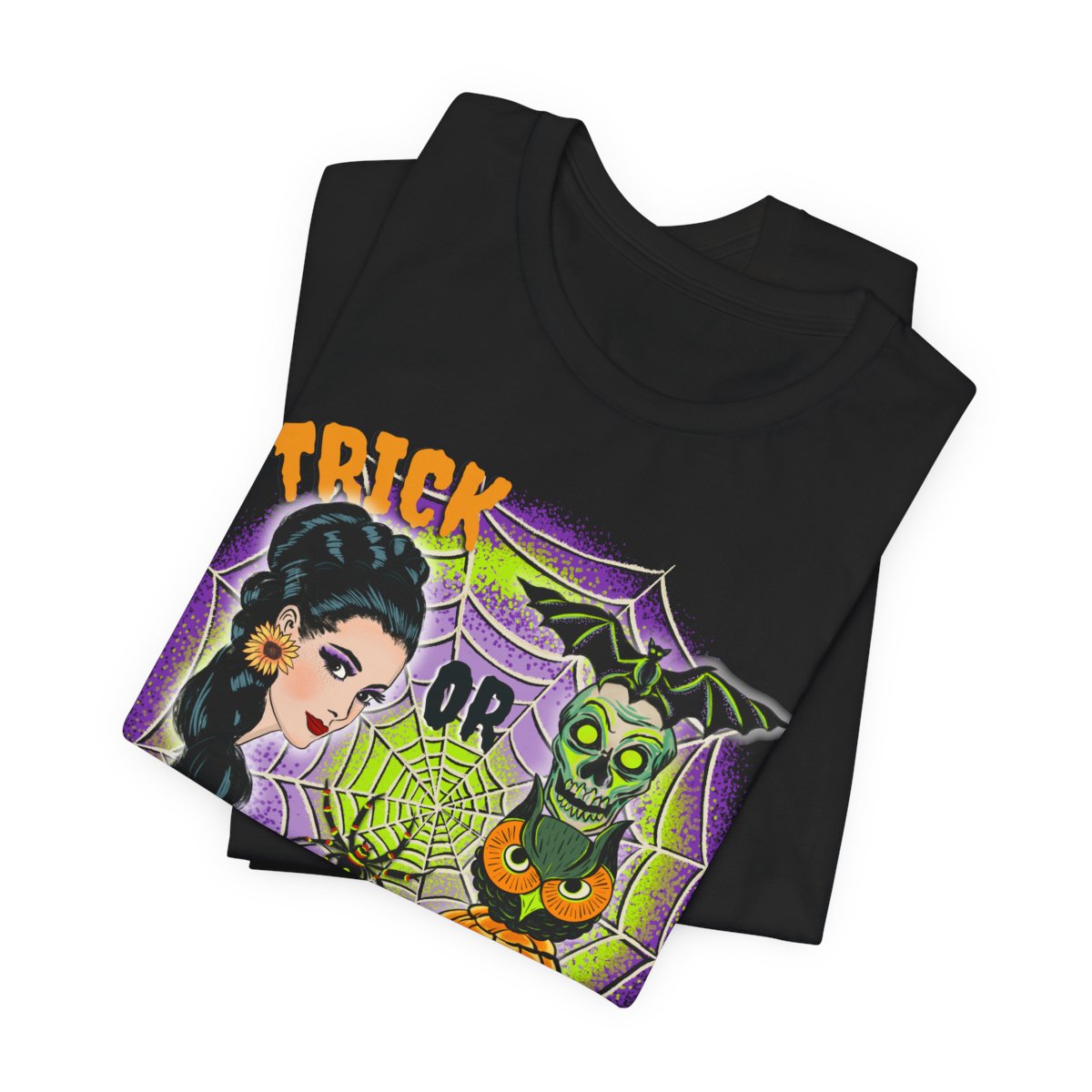 Retro Trick or Treat  - Unisex Tee