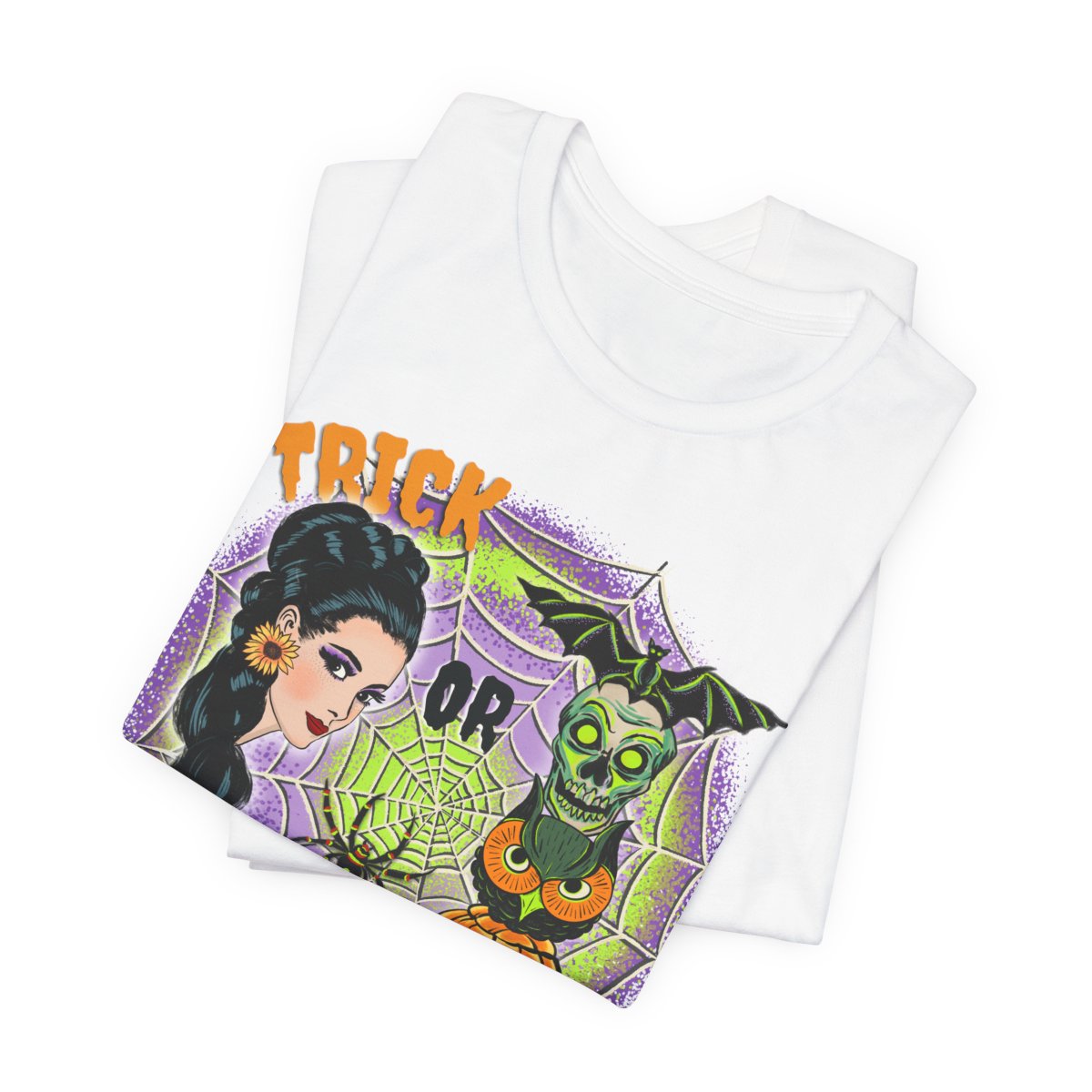 Retro Trick or Treat  - Unisex Tee