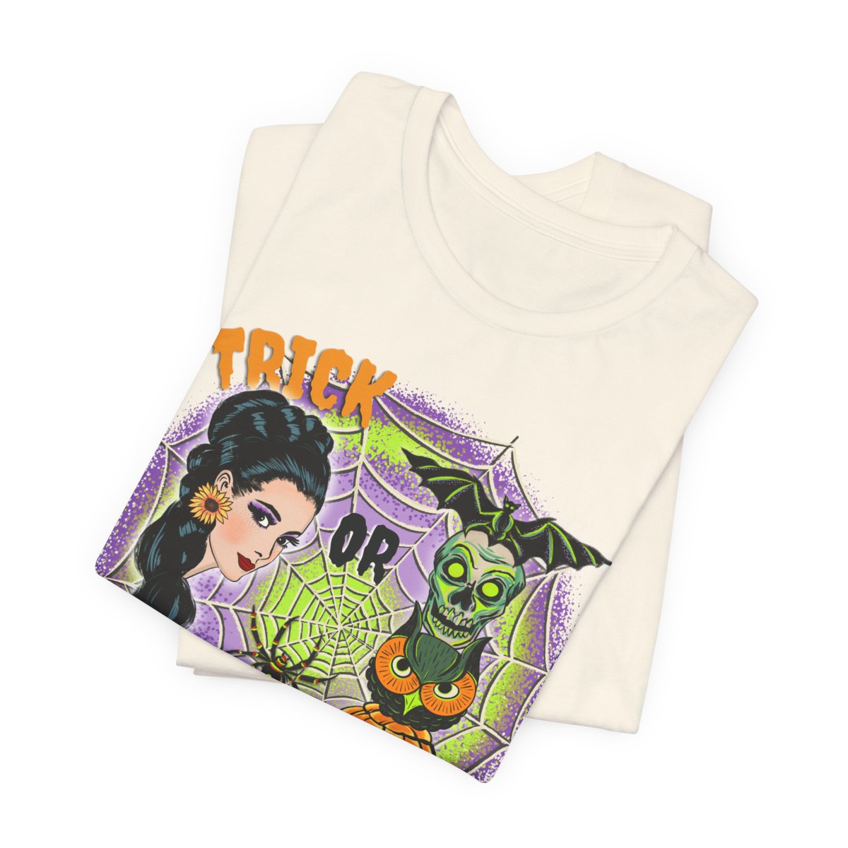 Retro Trick or Treat  - Unisex Tee