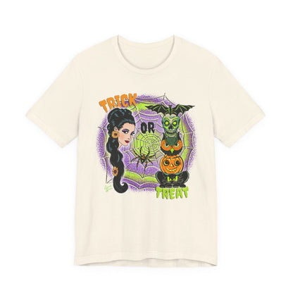Retro Trick or Treat  - Unisex Tee
