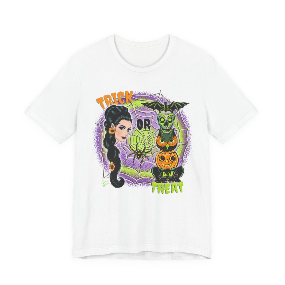 Retro Trick or Treat  - Unisex Tee
