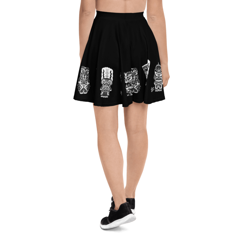 Tiki Monsters Skater Skirt