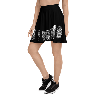 Tiki Monsters Skater Skirt
