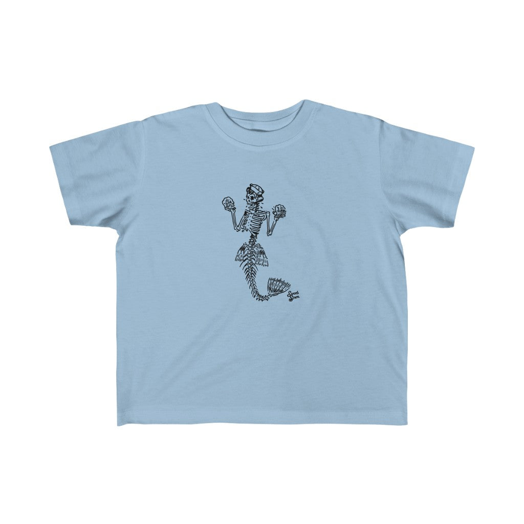 Skeleton Mermaid - Toddler Tee
