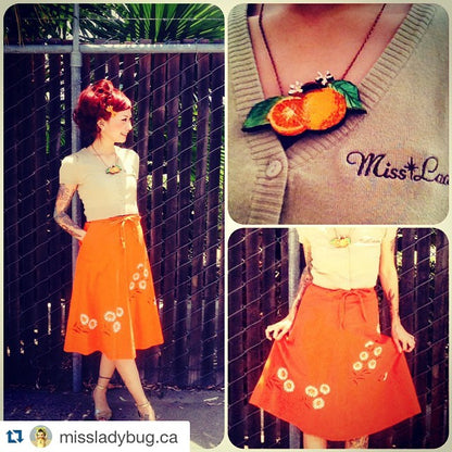 Orange Necklace - Small