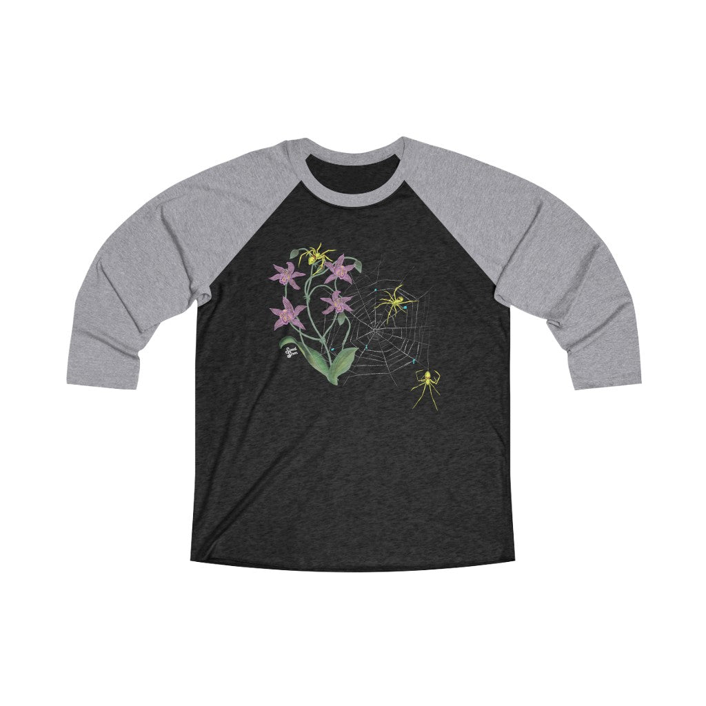 Summer SpiderWeb - Unisex Tri-Blend 3/4 Baseball Tee