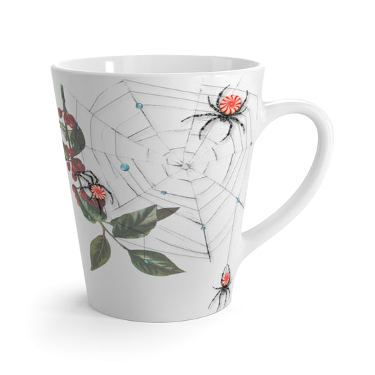 Peppermint Spiderweb - Latte Mug