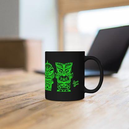 Tiki Monsters - SLIME GREEN - Coffee Mug