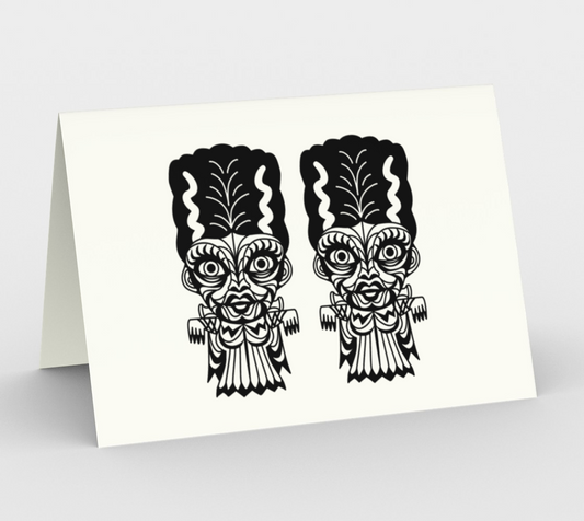 Double Bride Tiki Monster - CARDS Set of 3