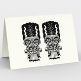 Double Bride Tiki Monster - CARDS Set of 3