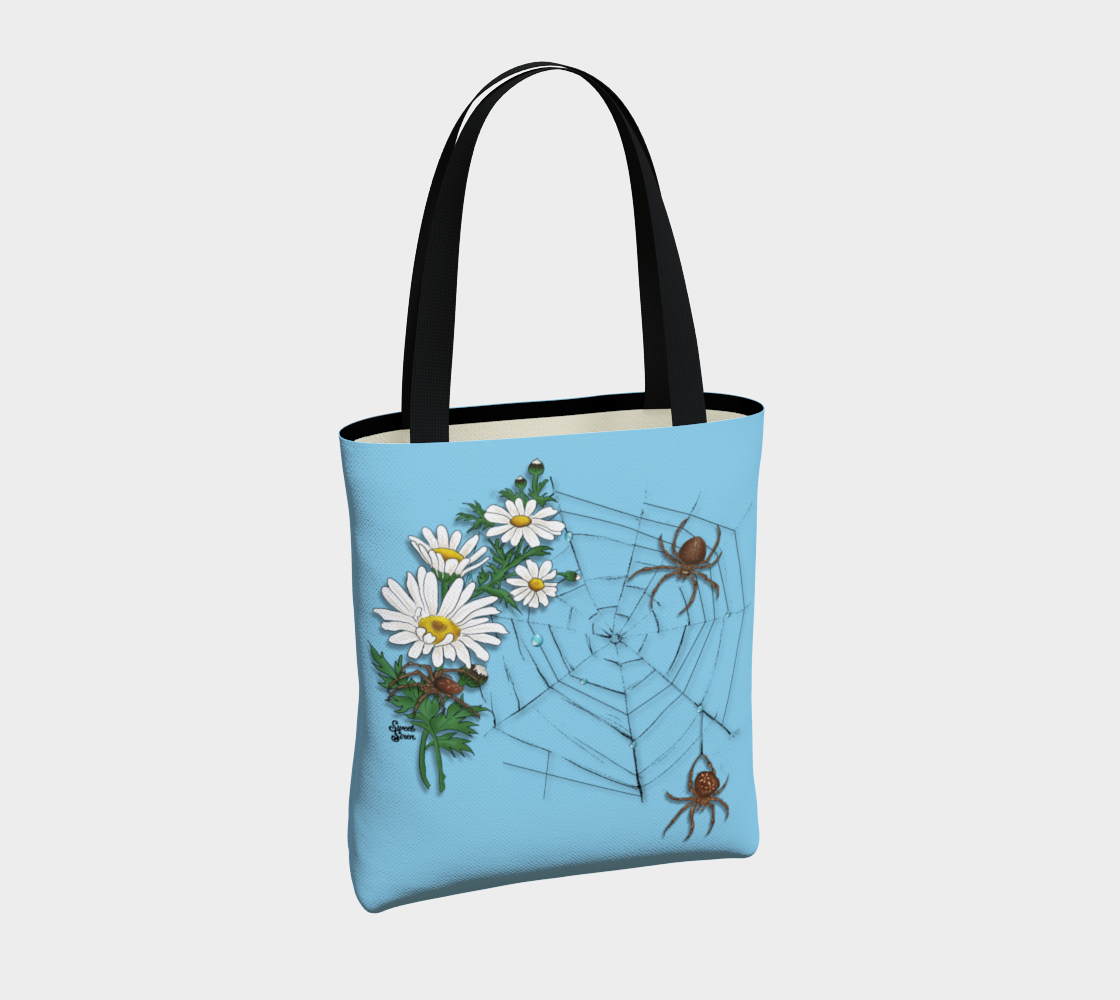 Daisy Spider Web - Basic Tote