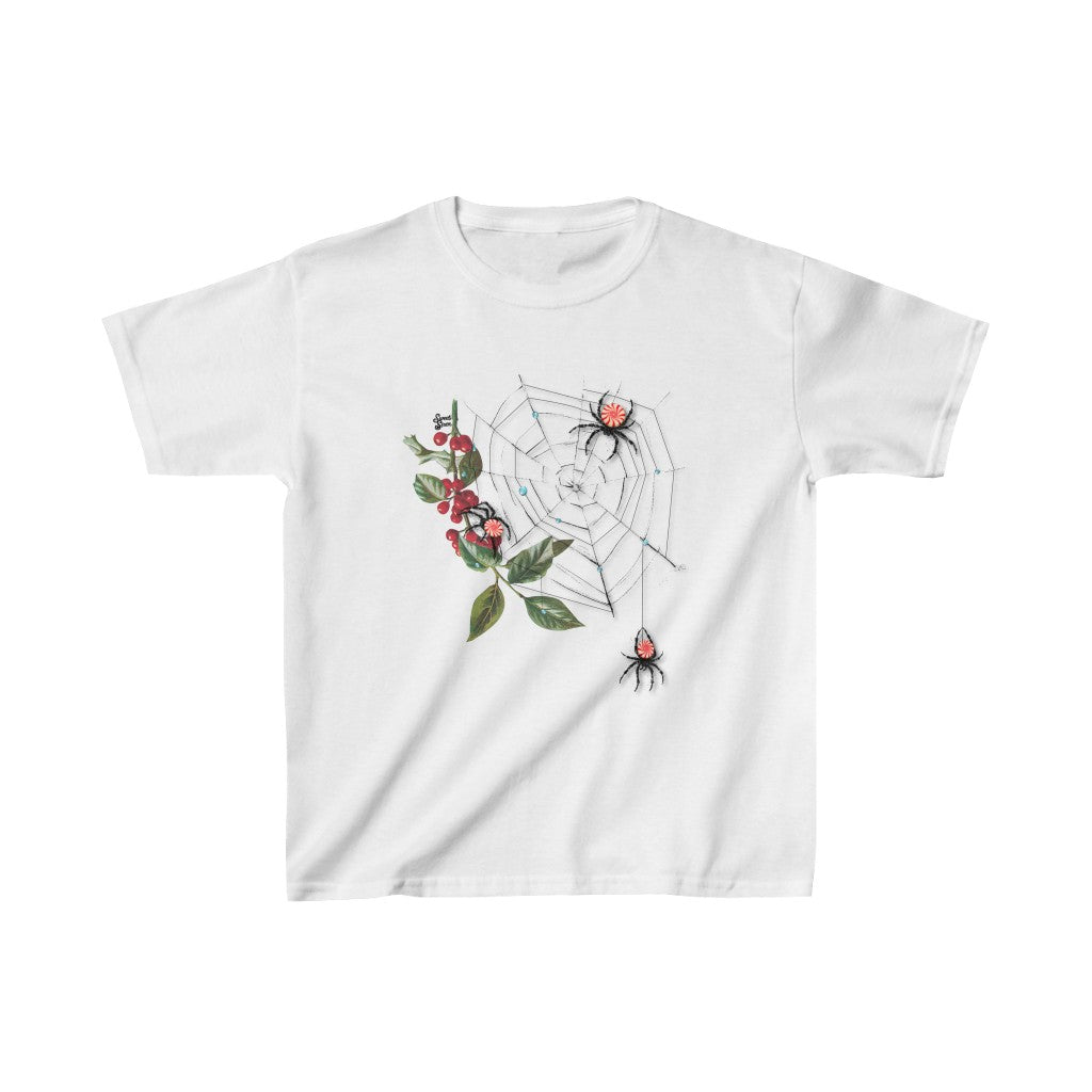 Peppermint Spider Web - Kids Youth Tee