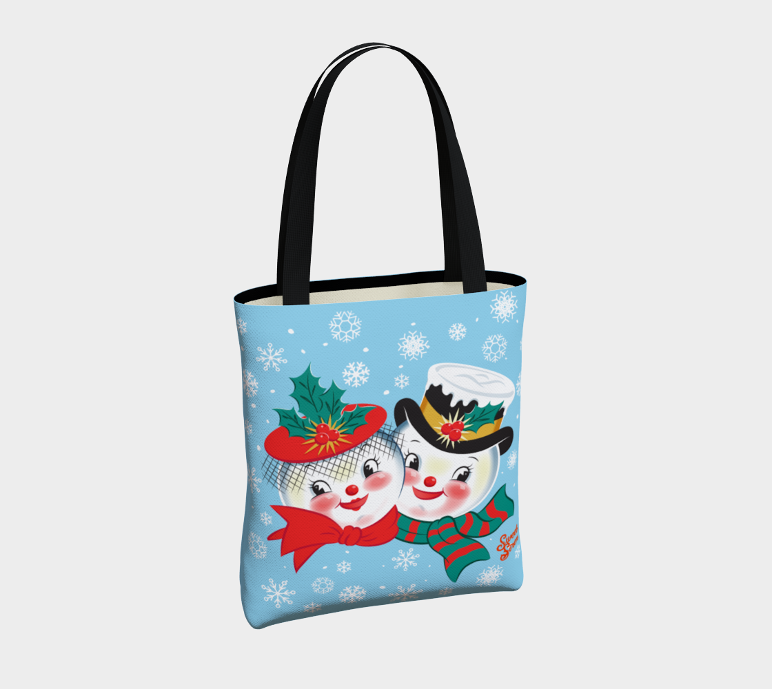 Snowed In - BASIC Tote - Sky Blue