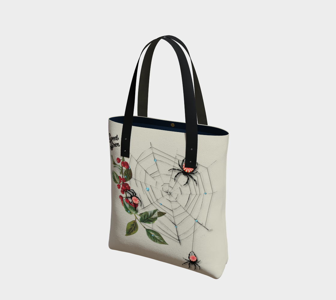 Peppermint Spiders Web - Urban Tote