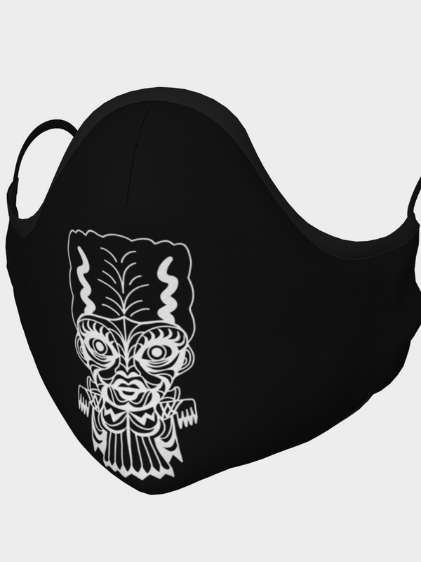 Bride of Frankenstien Tiki Monster - Non Medical Face Covering
