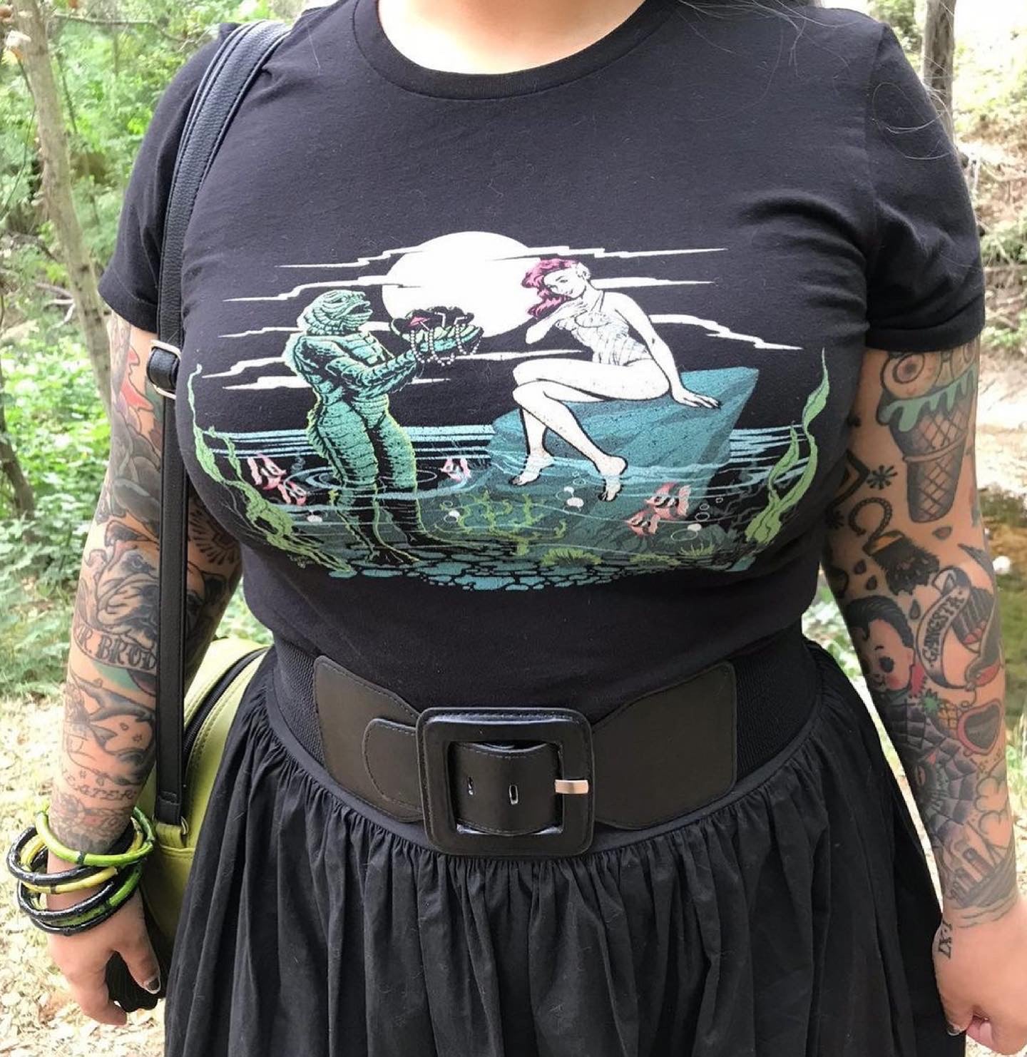 Mid Century Swamp Couple - Women's Tee