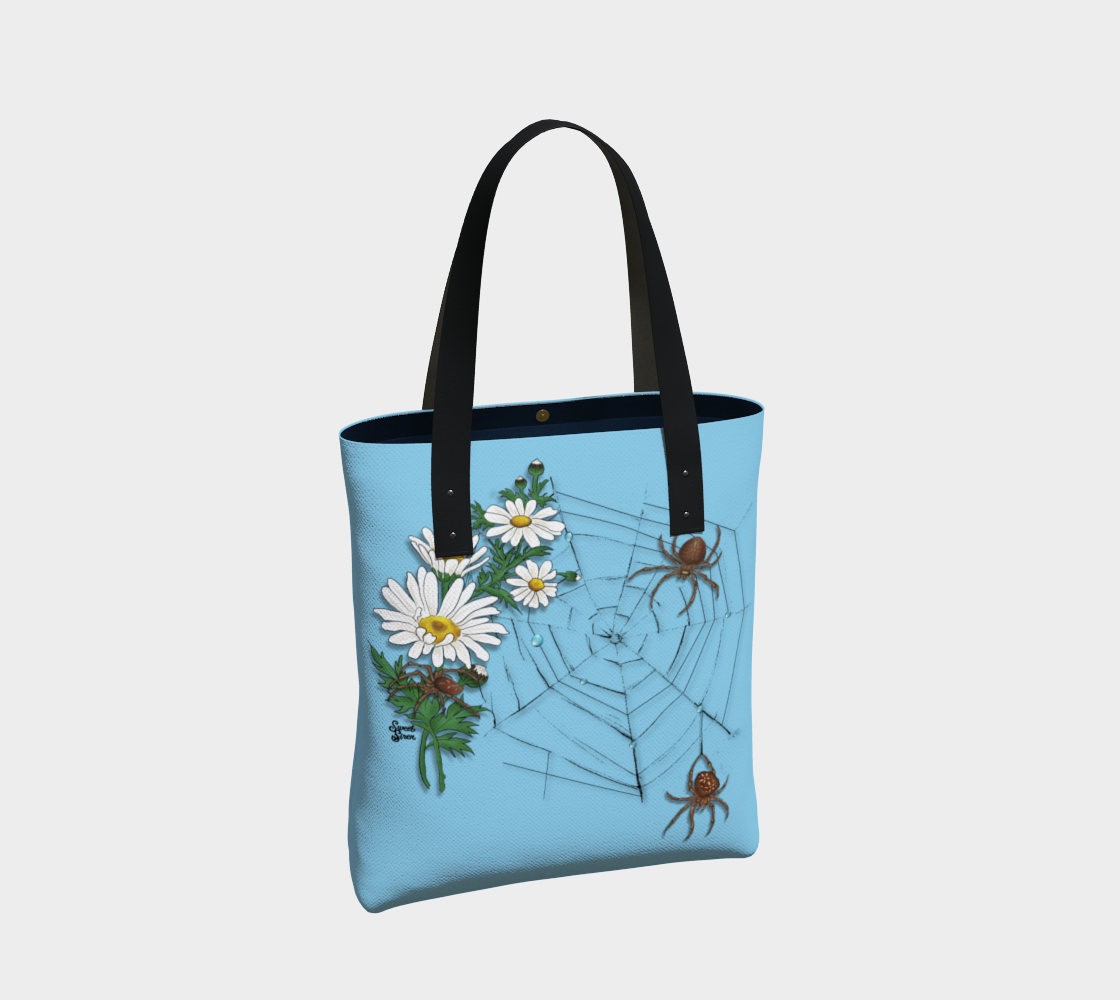 Daisy Spider Web - Urban Tote Bag