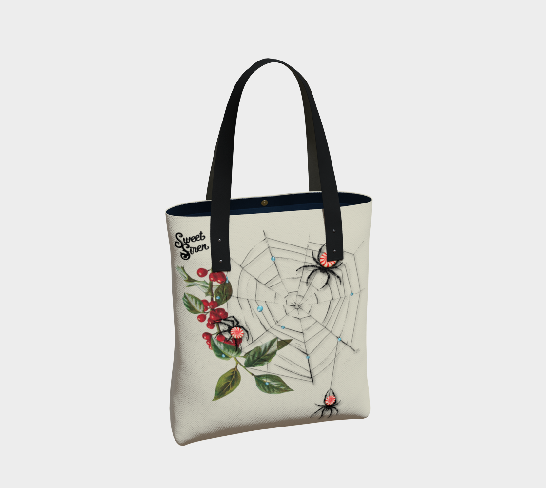 Peppermint Spiders Web - Urban Tote