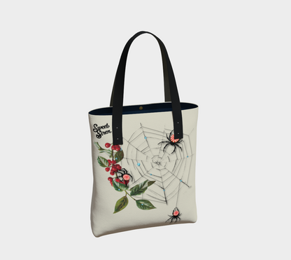 Peppermint Spiders Web - Urban Tote