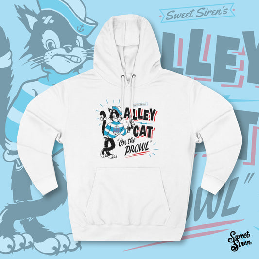 Alley Cat on the Prowl - Unisex Pullover Hoodie