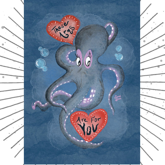 Arms for YOU Octopus - Greeting Card