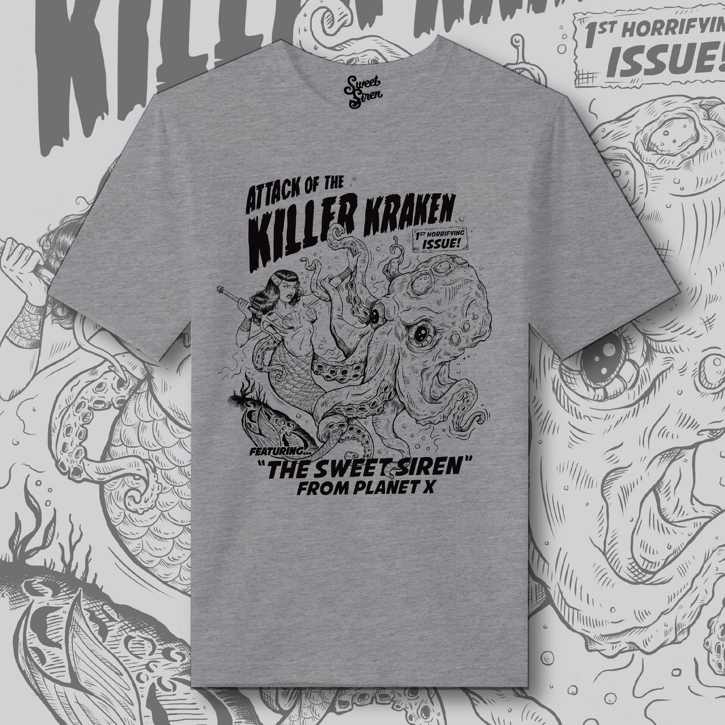 Attack of the Killer Kraken! - Unisex Tee