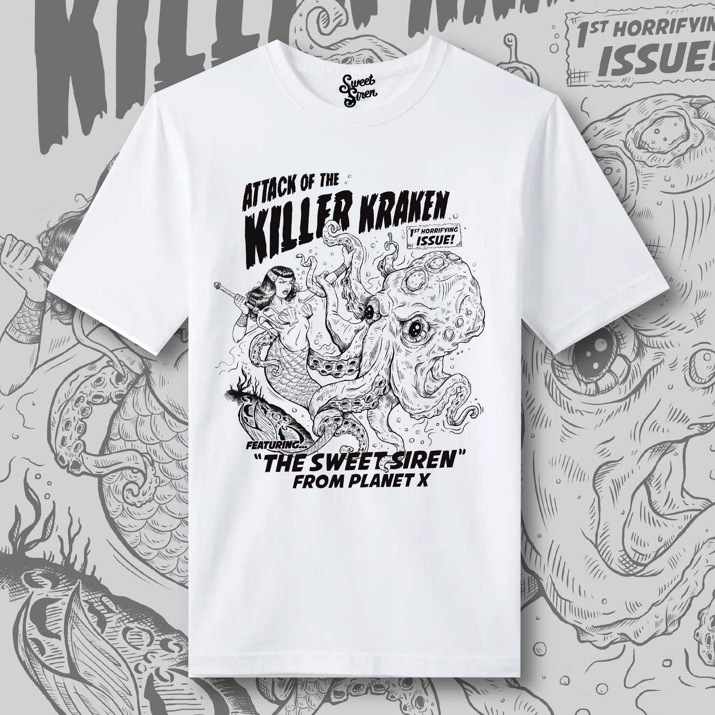 Attack of the Killer Kraken! - Unisex Tee