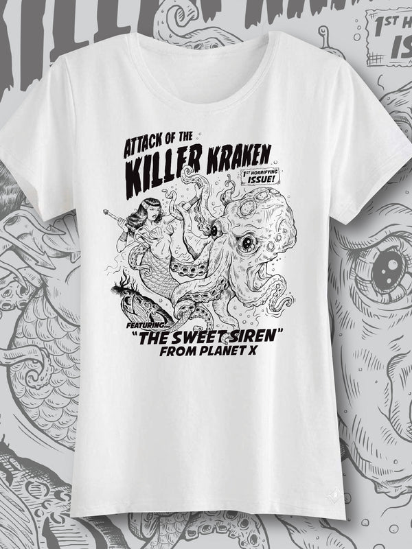 Attack of the Killer Kraken! - Women's Tee