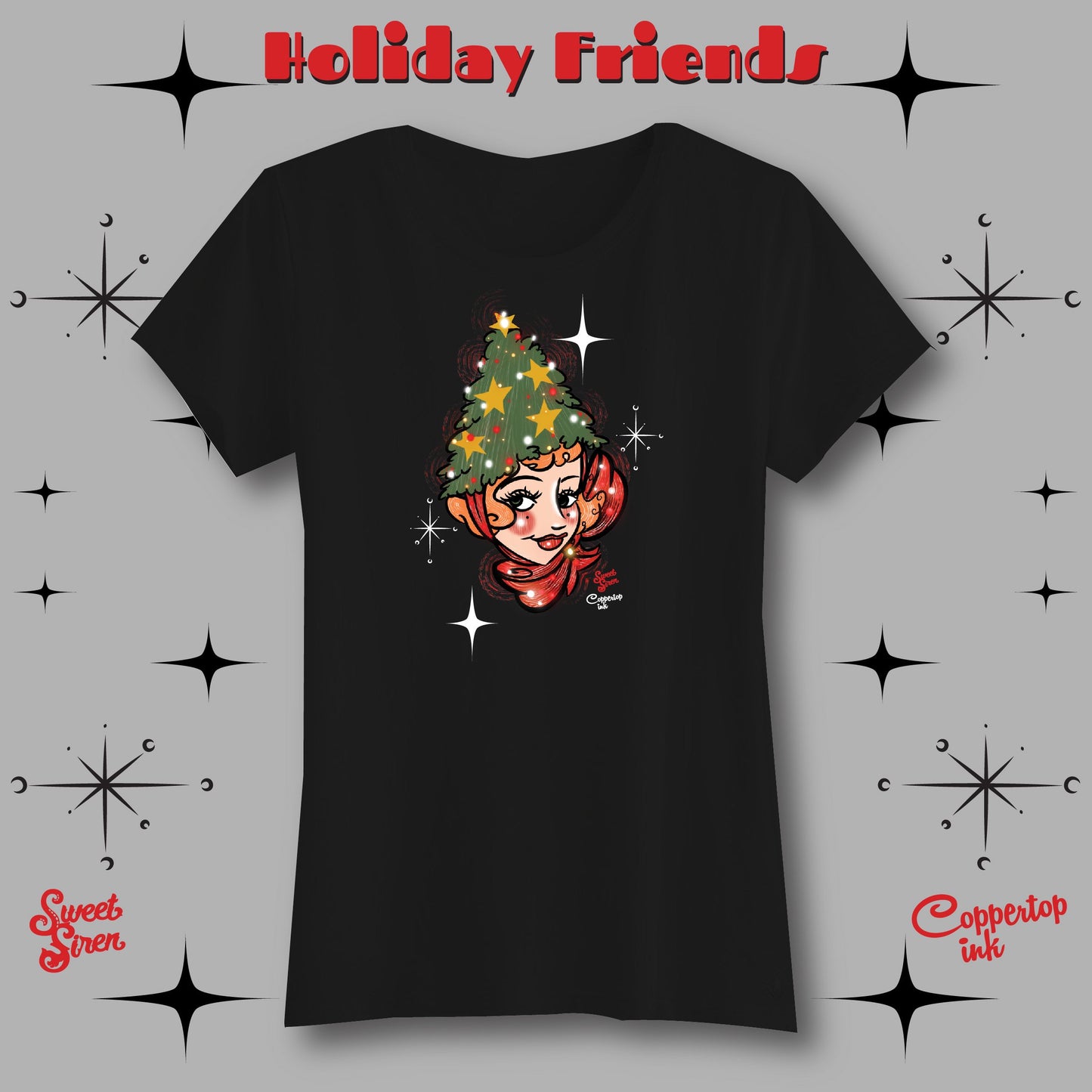 Holiday Friends 3 - Unisex Tee