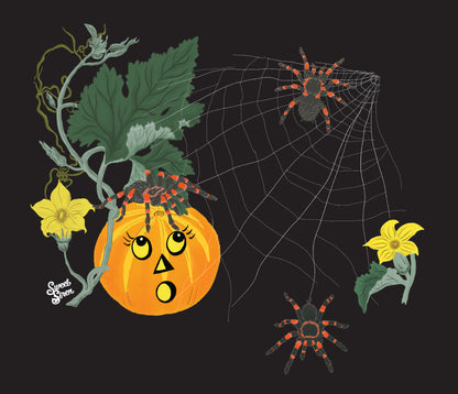 Fall Spiderweb - 10"x8" Canvas