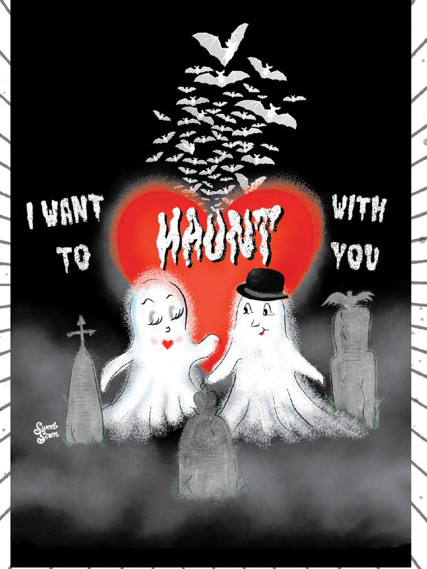 Haunt with YOU Ghosts - Greeting Card